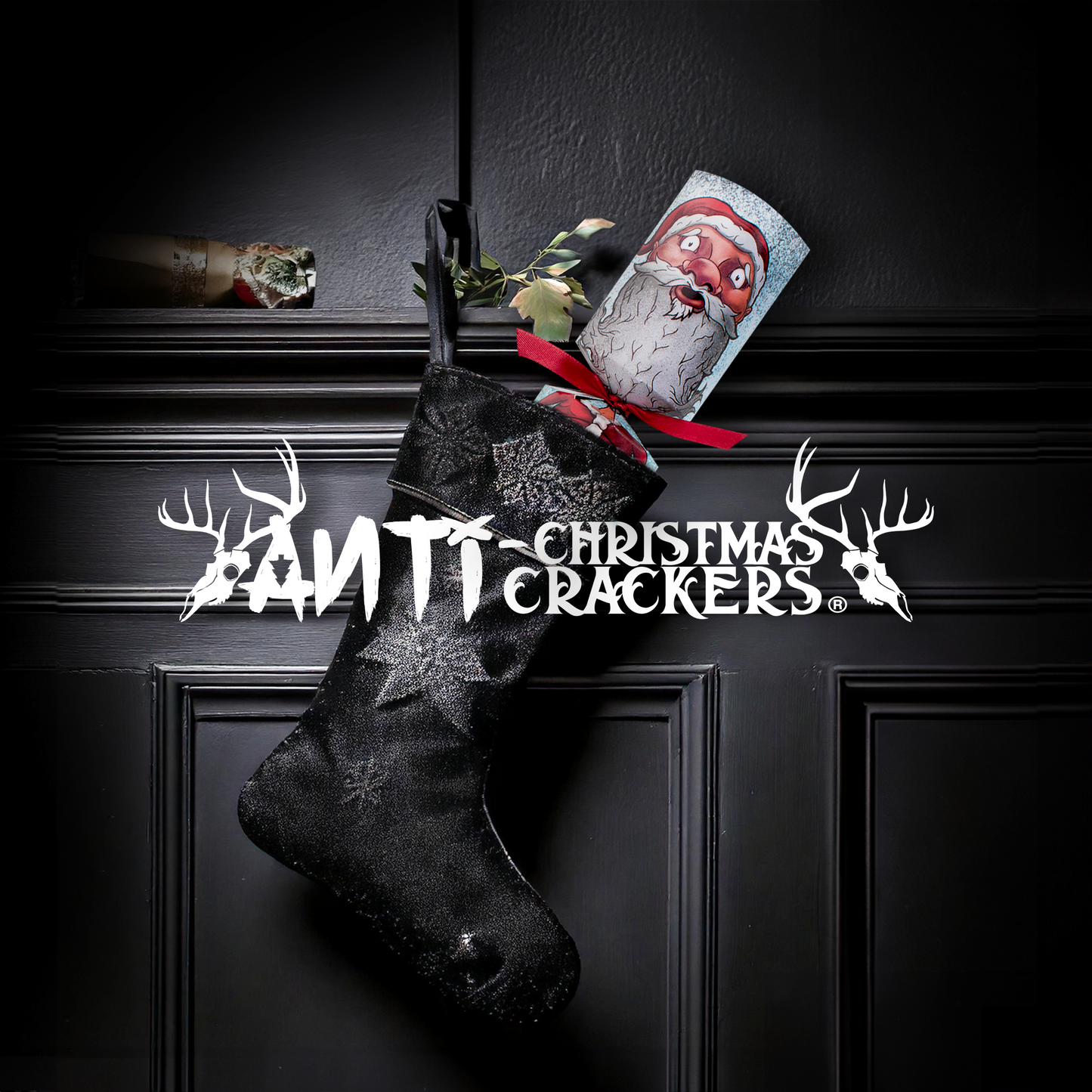 Anti-Christmas Crackers (6x Dark Humour, Insulting, Alternative Crackers)