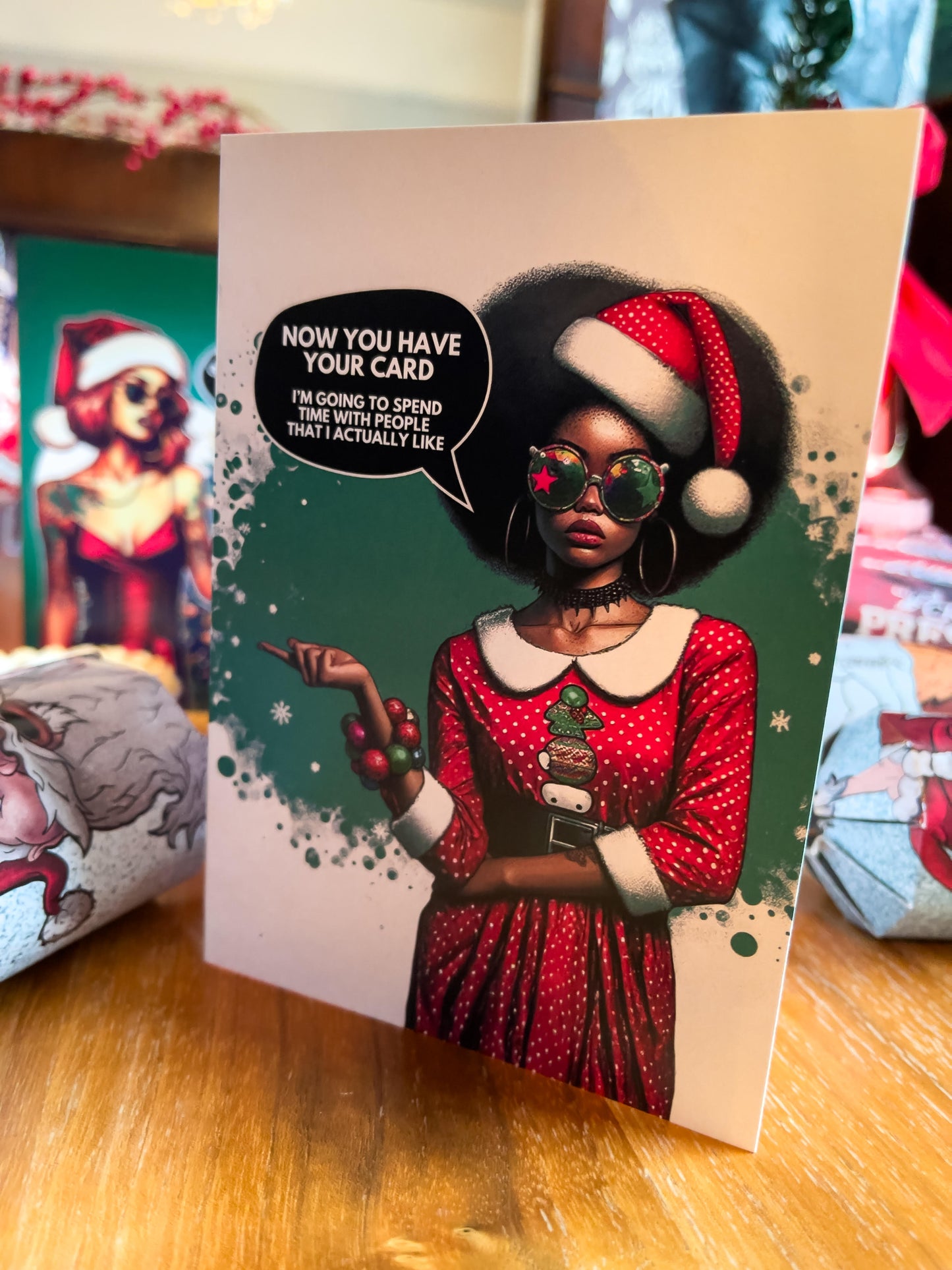 (Un)festive Christmas Cards (3 Designs, A6 Size)